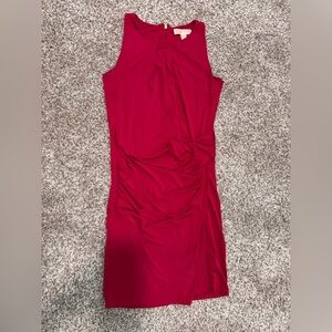 Michael Kors Red Mini Sleeveless Dress Size M